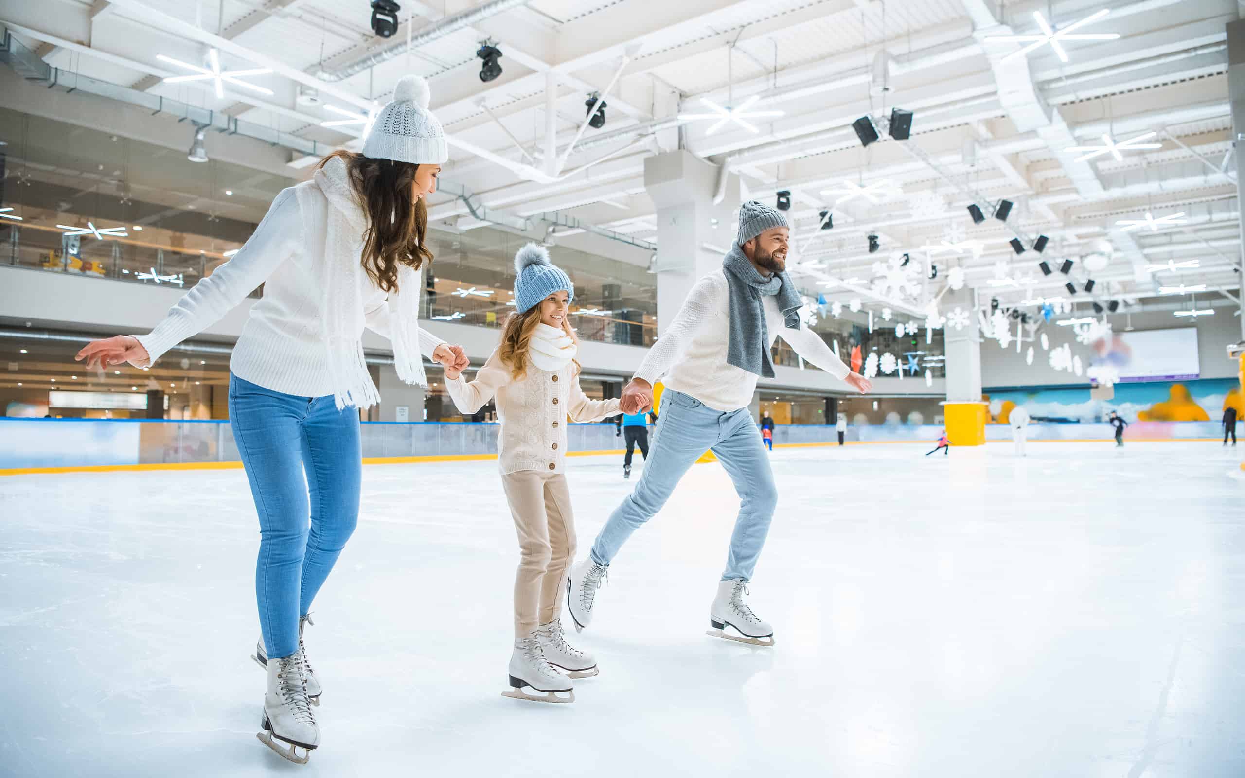 Pattinaggio sul ghiaccio, Famiglia, Pista di pattinaggio, Ambientazione interna, Pattinaggio