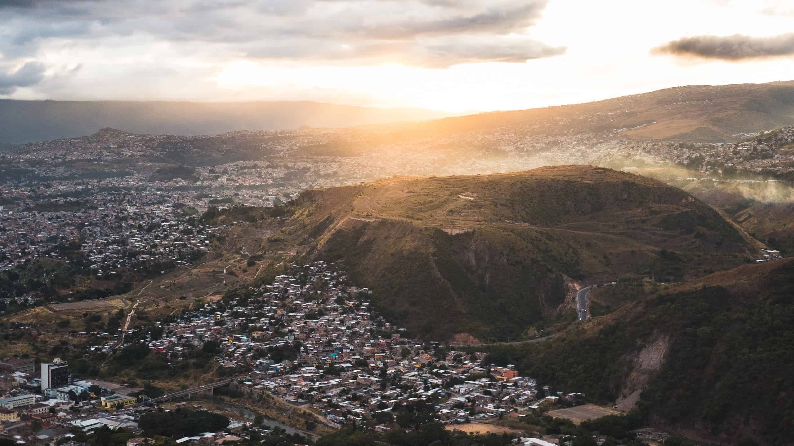 Una vista panoramica di Tegucigalpa, Honduras