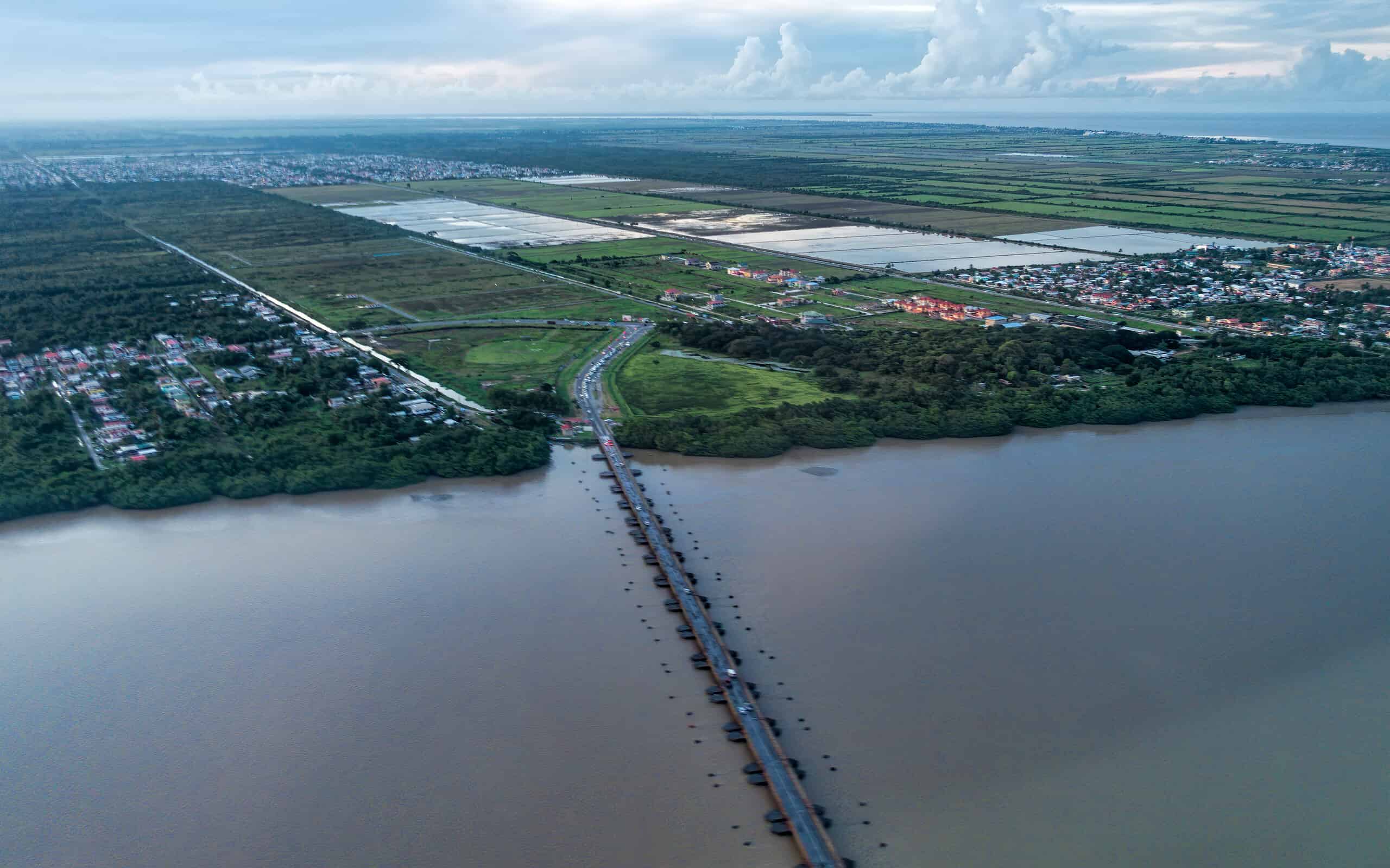 Georgetown, Guyana, è una delle 40 grandi città che potrebbero essere sommerse entro il 2050.