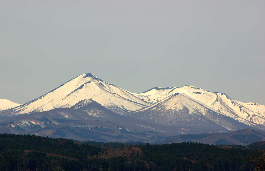 La Federazione Hakkoda vista dalla città di Towada, prefettura di Aomori