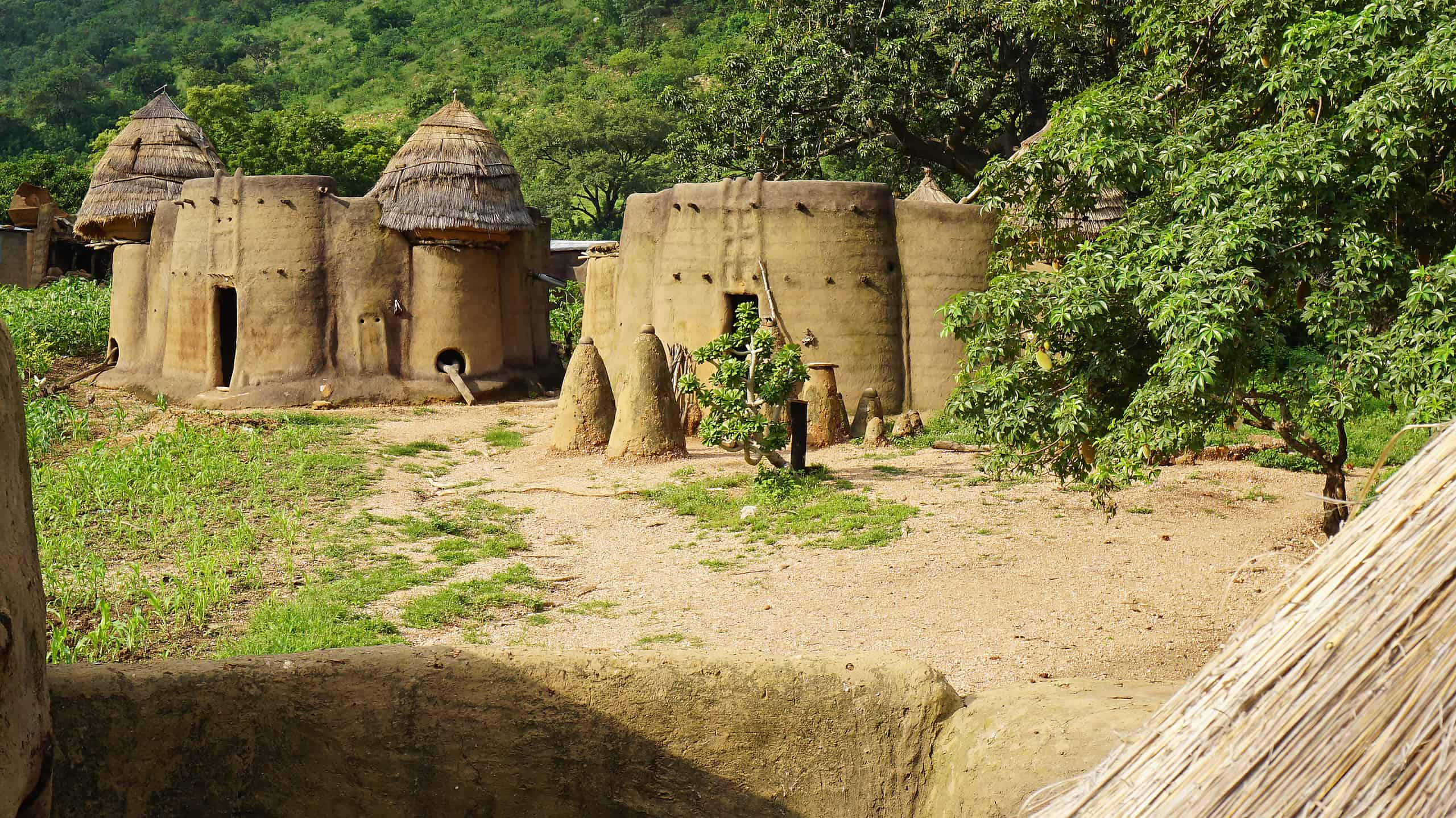 Il paesaggio di Tamberma in Togo fa parte del patrimonio mondiale dell'UNESCO