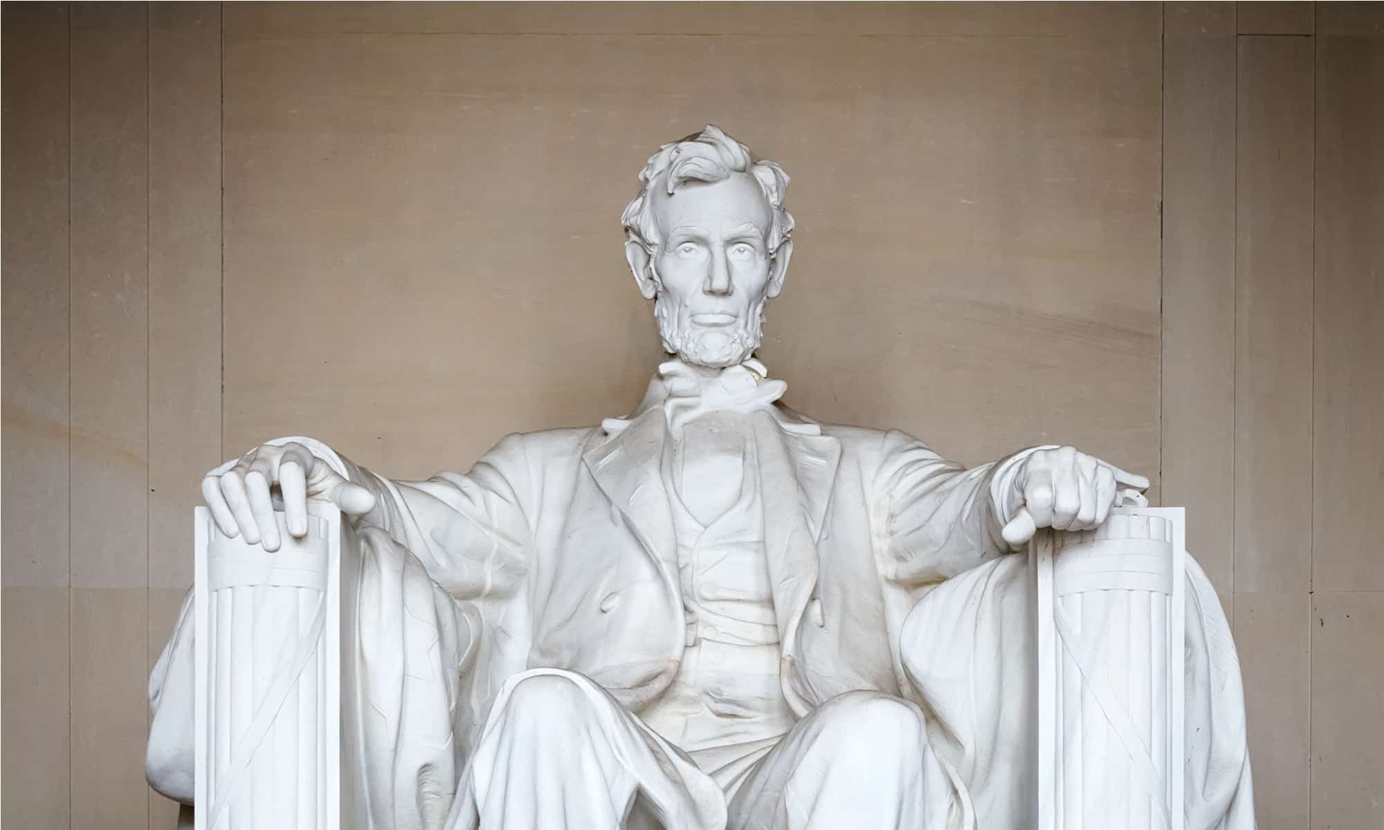 Statua di Abraham Lincoln, Lincoln Memorial, Washington DC