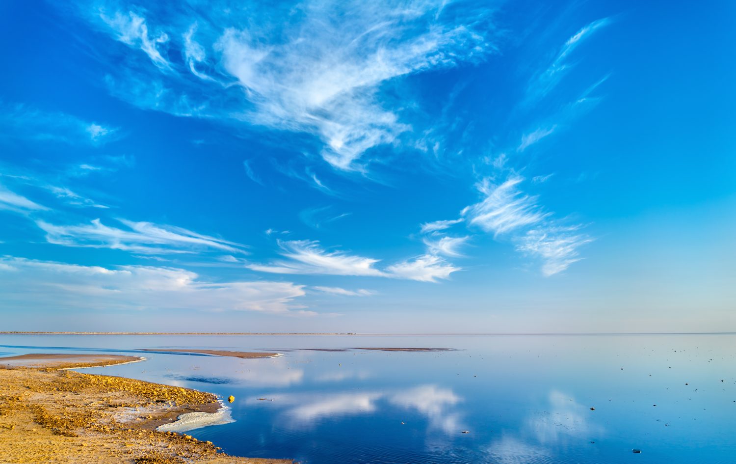 Chott el Djerid, un lago salato endoreico in Tunisia