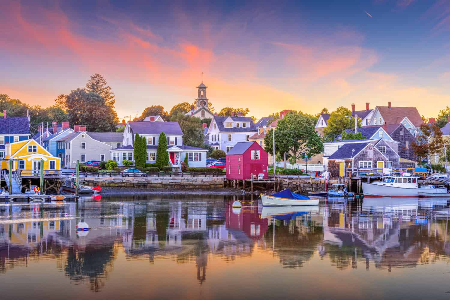 Paesaggio urbano di Portsmouth, New Hampshire, Stati Uniti.
