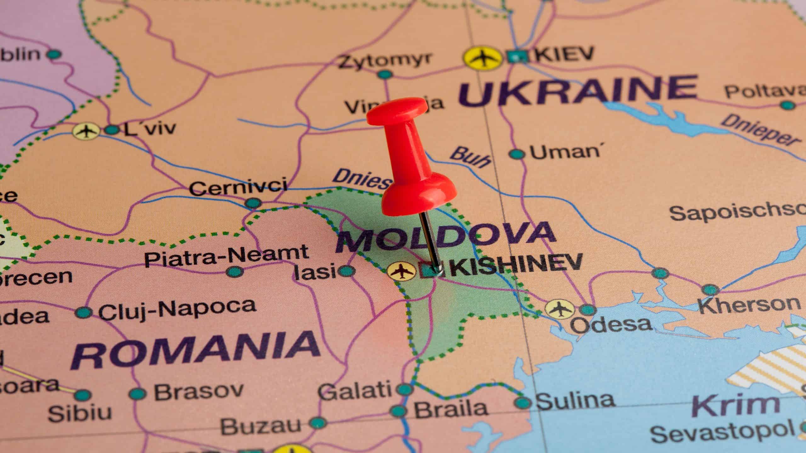 Moldavia sulla mappa