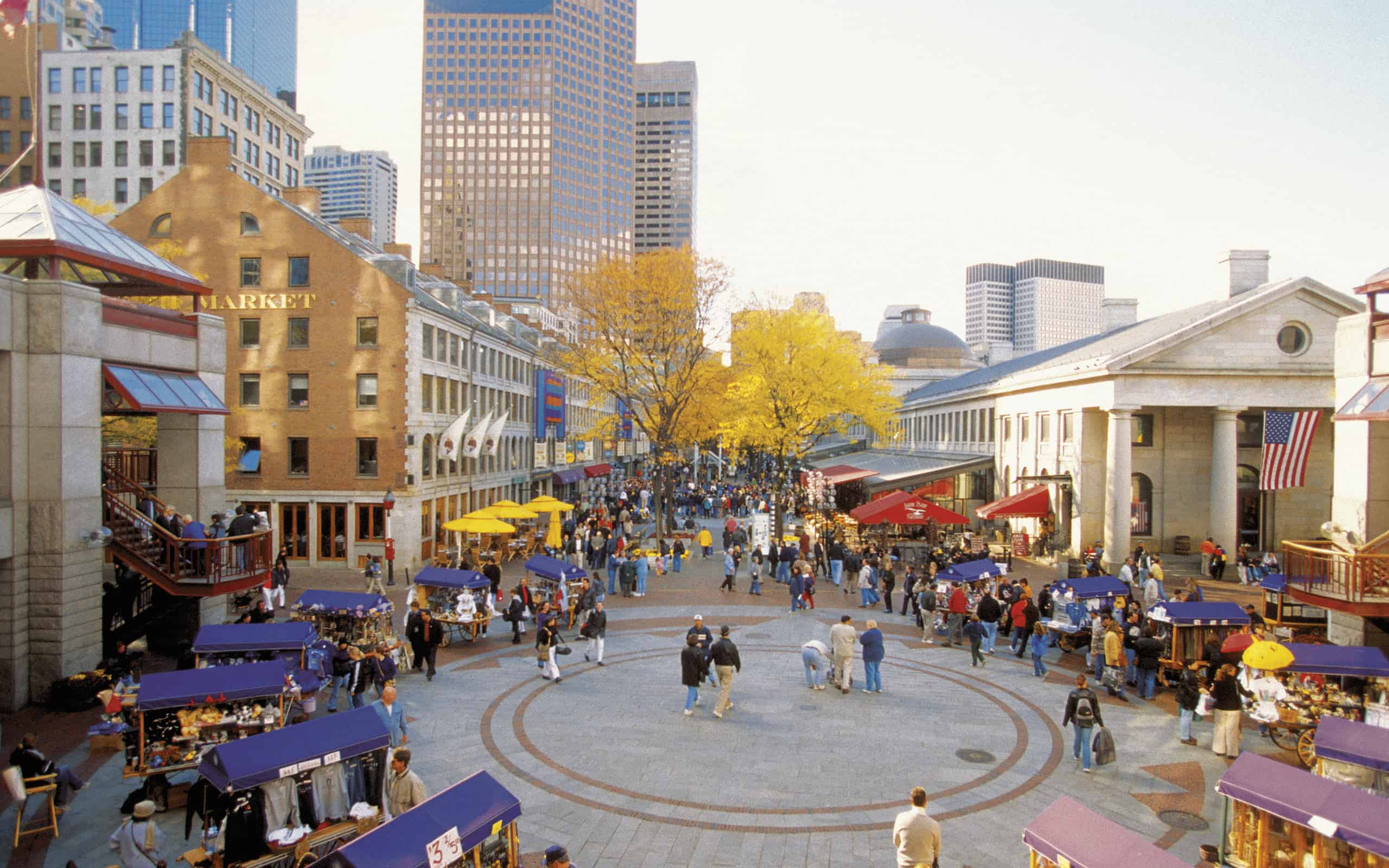 Quincy Market a Boston, Massachusetts, USA