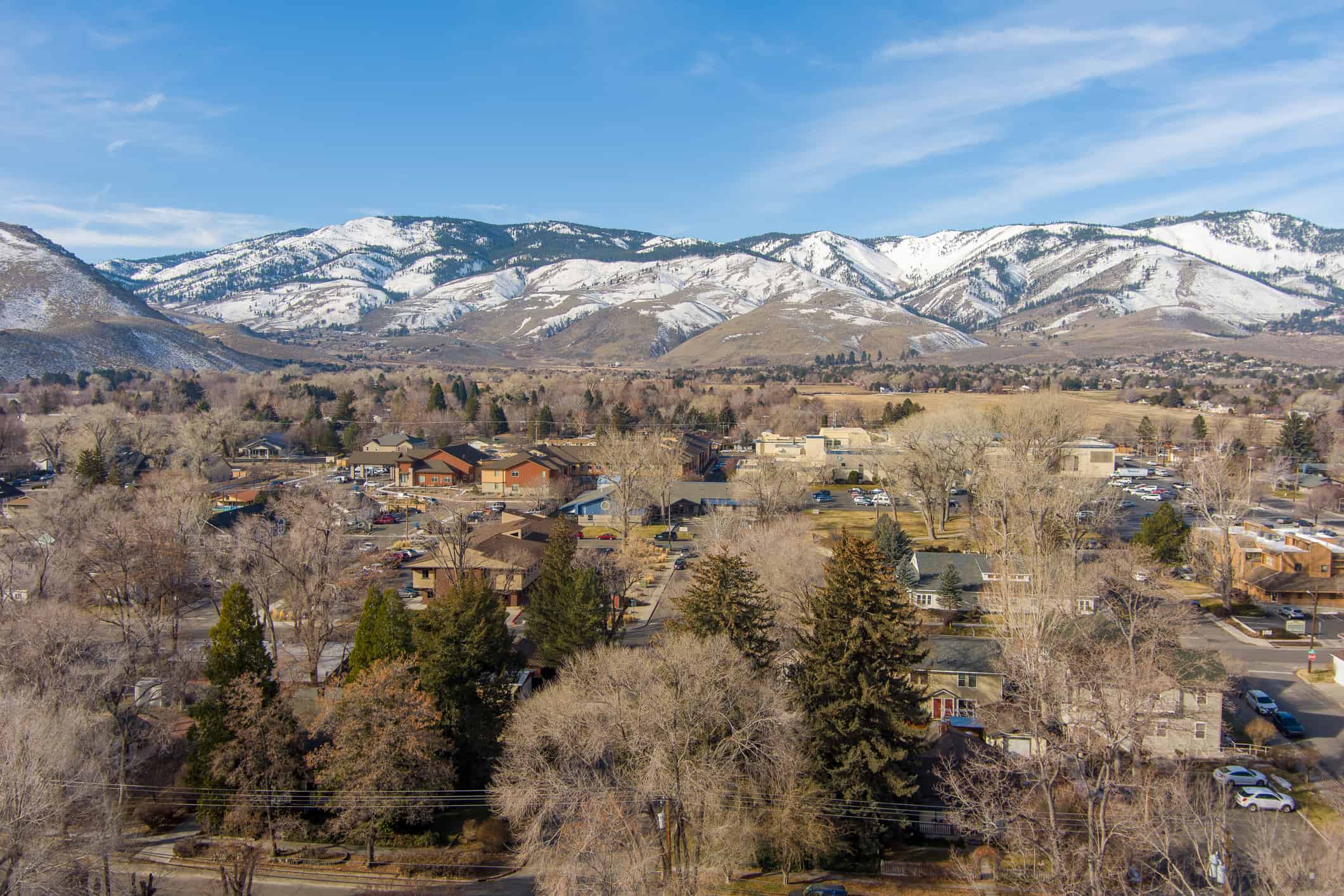 Veduta aerea di Carson City