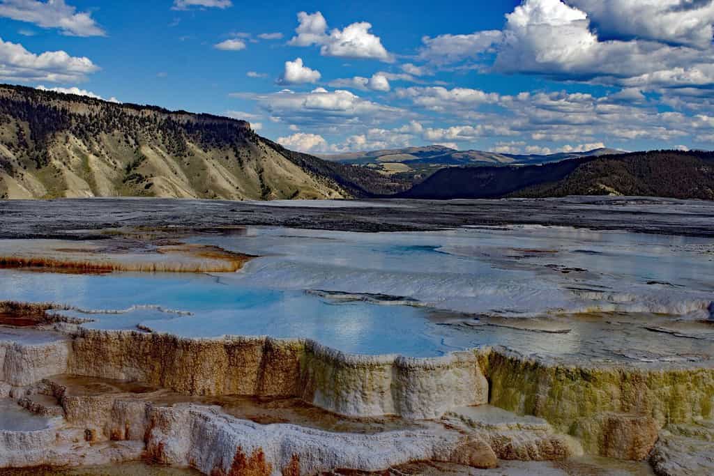 Mammoth Hot Springs - Parco Nazionale di Yellowstone - Wyoming