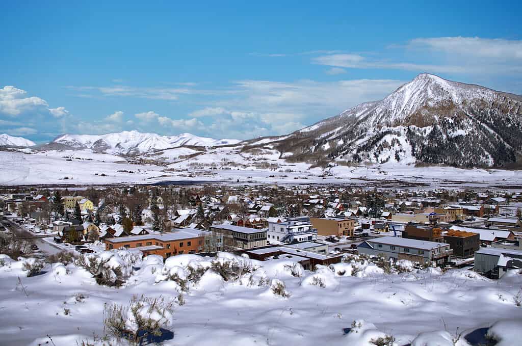 Panorama della Butte crestata