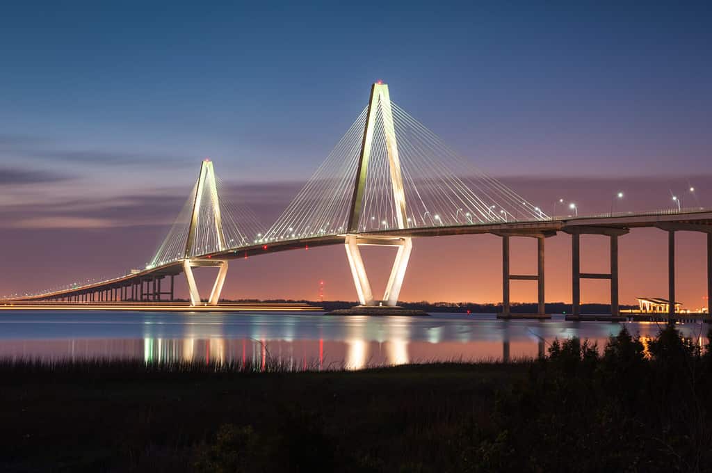 Charleston, Carolina del Sud, Arthur Ravenel Jr. Ponte strallato sul fiume Cooper