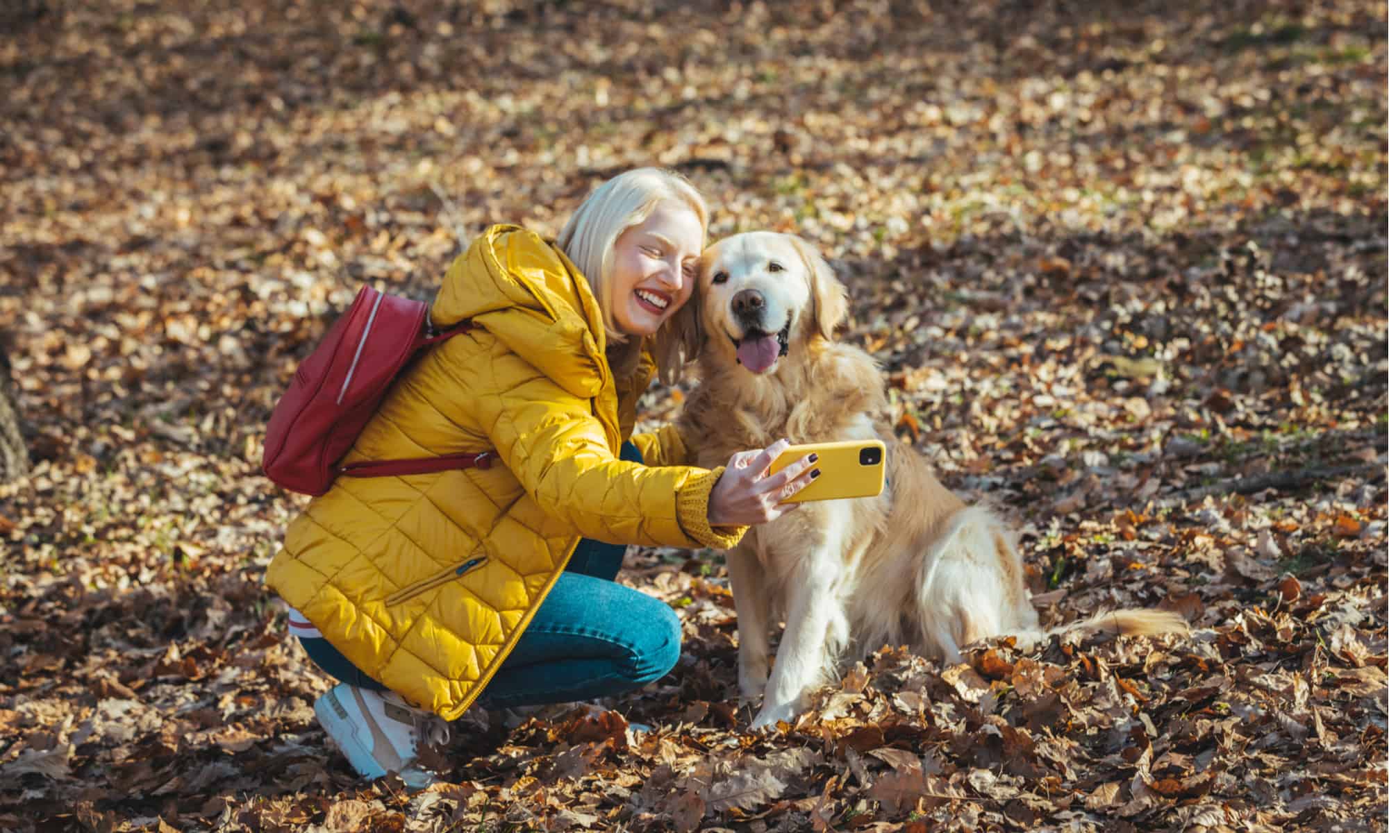 Serie Dog Park - Selfie con cane