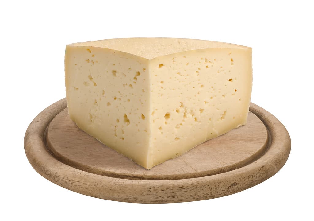 pezzo di formaggio Asiago