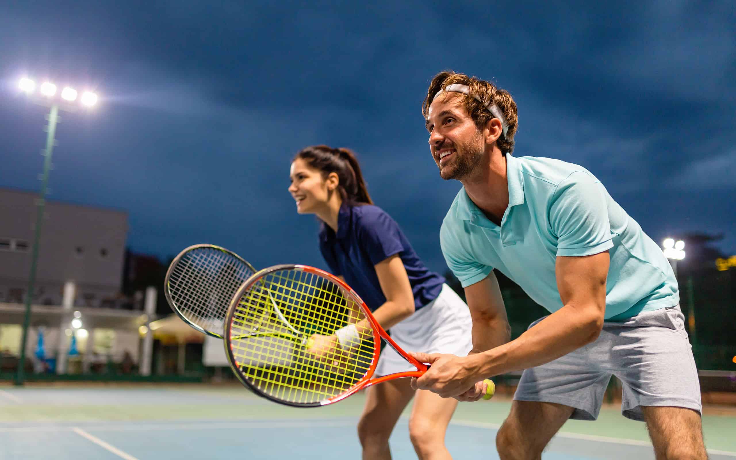 Tennis, Giocare, Coppia - Relazione, Maschi, Adulto