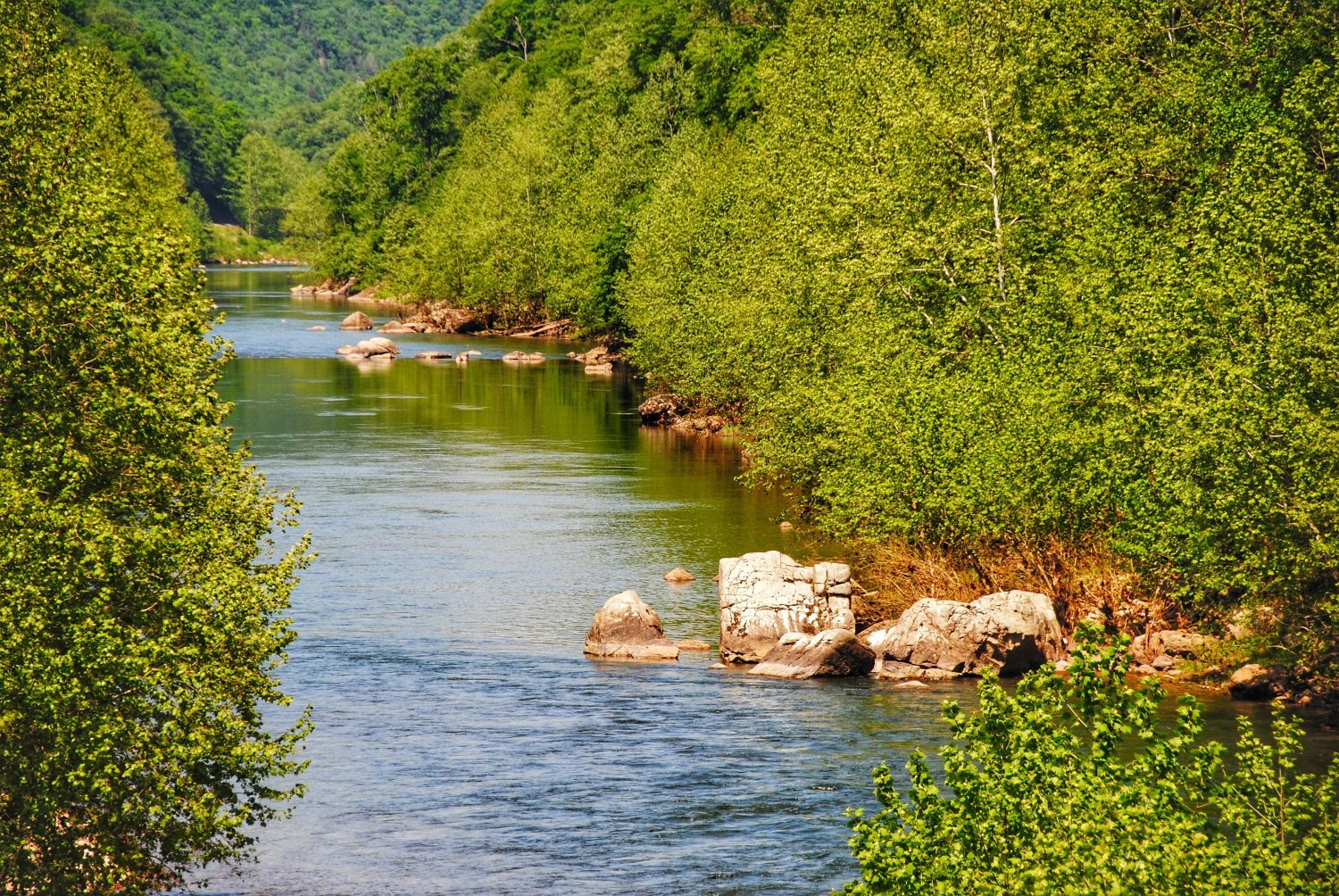 Via navigabile scenica della depressione in Romney WV