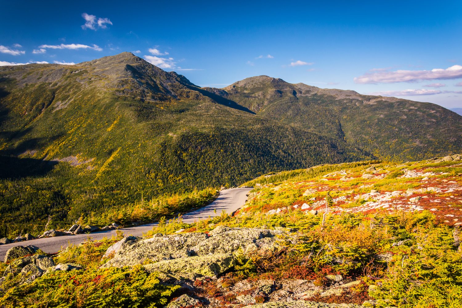 La Mount Washington Auto Road, vicino a Gorham, nel New Hampshire.