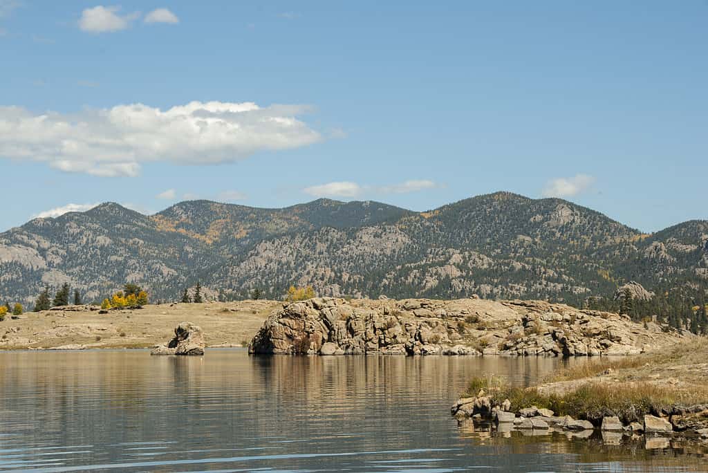 Bacino idrico dell'Eleven Mile State Park in Colorado