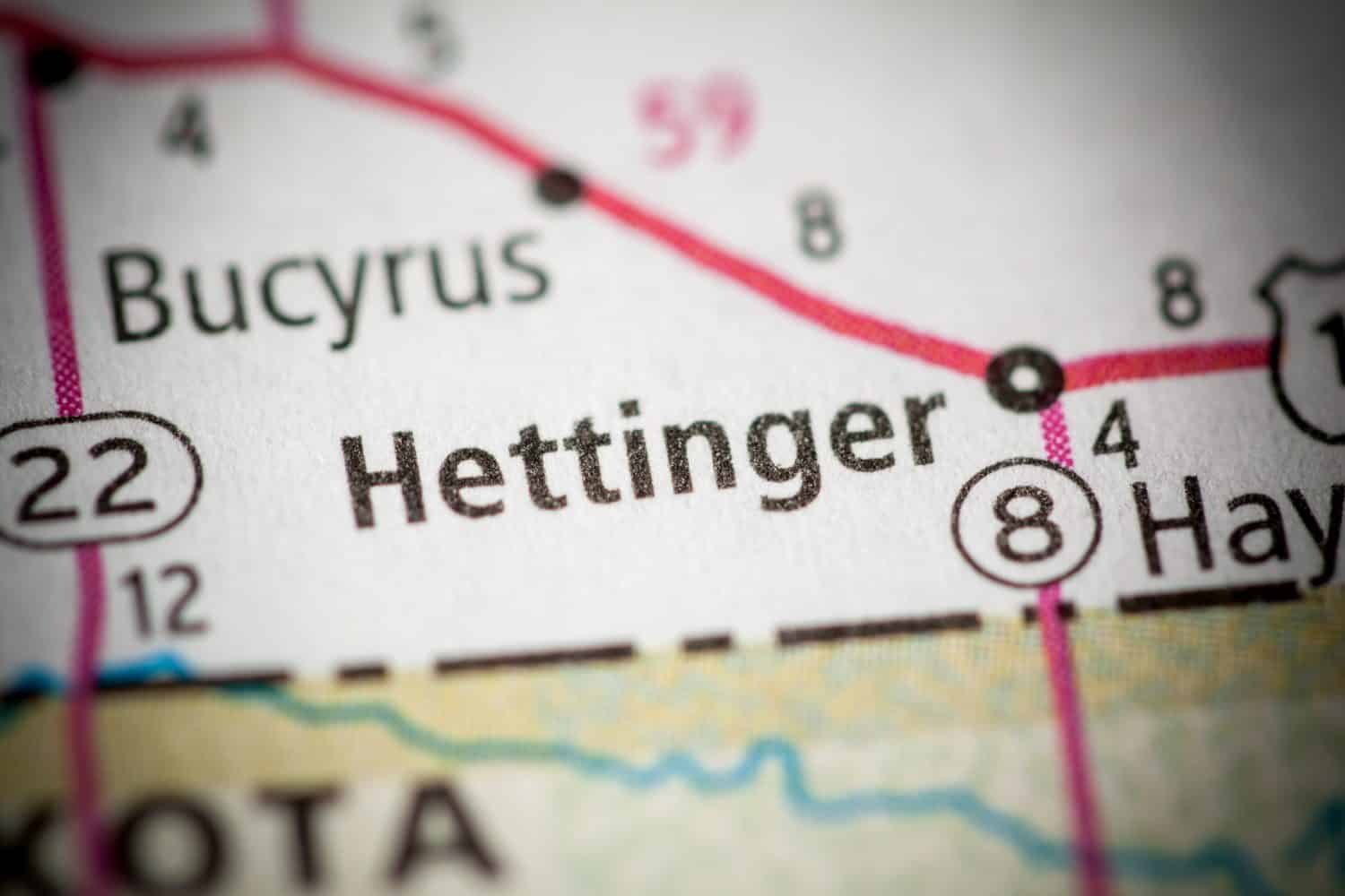 Hettinger.  Nord Dakota.  Stati Uniti d'America