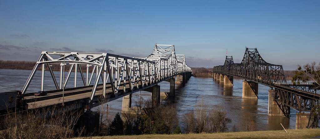 Ponte sul fiume Mississippi a Vicksburg, Mississippi