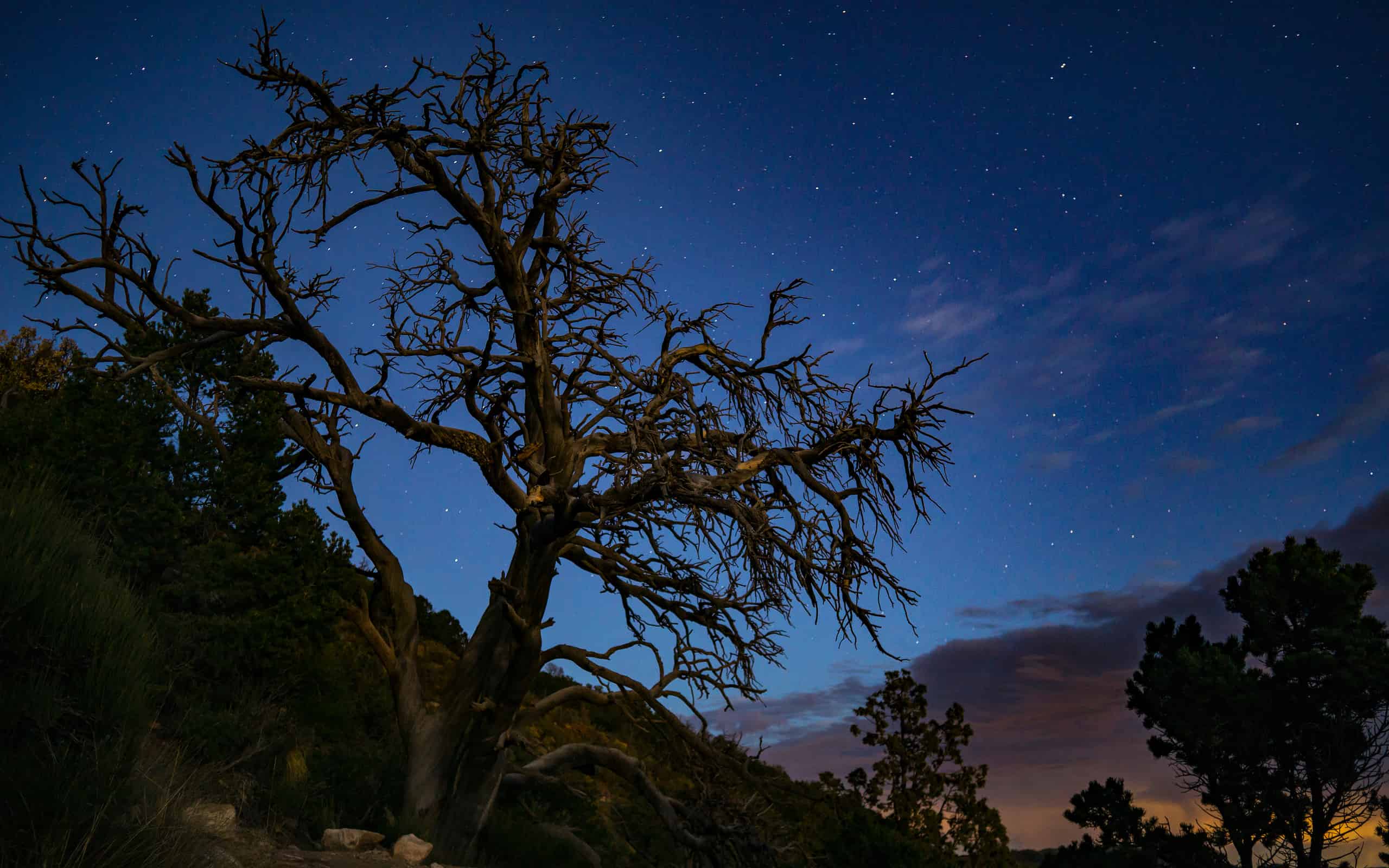 Crepuscolo nel Parco Nazionale di Mesa Verde