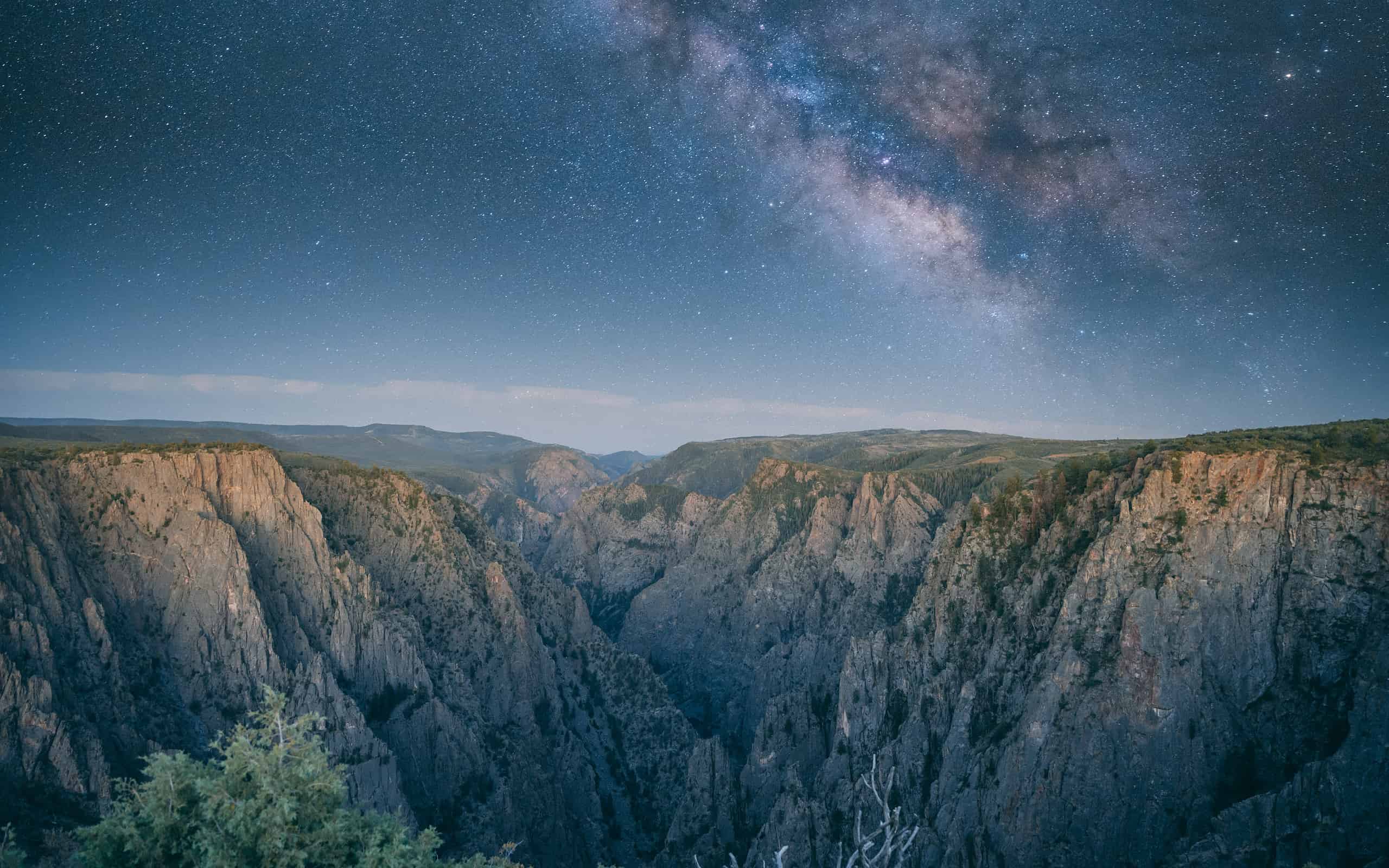 Canyon Nero della Via Lattea del Gunnison