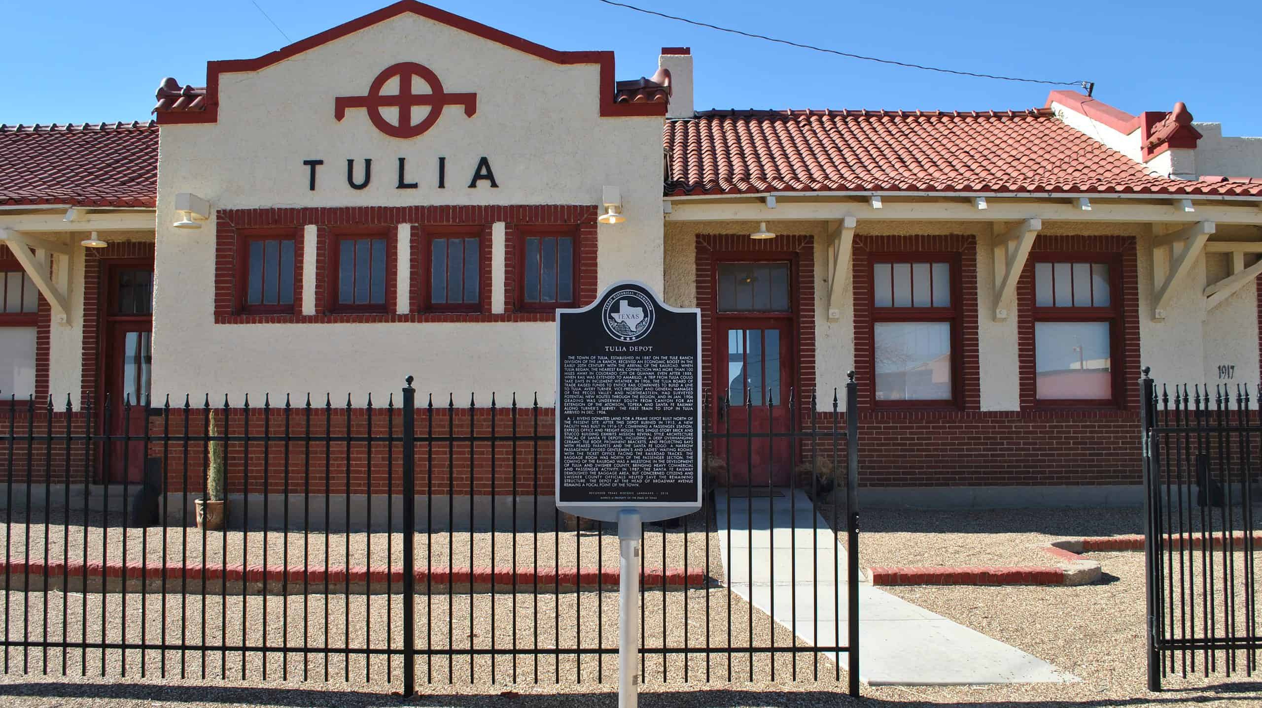 Deposito ferroviario di Santa Fe, Tulia, Texas