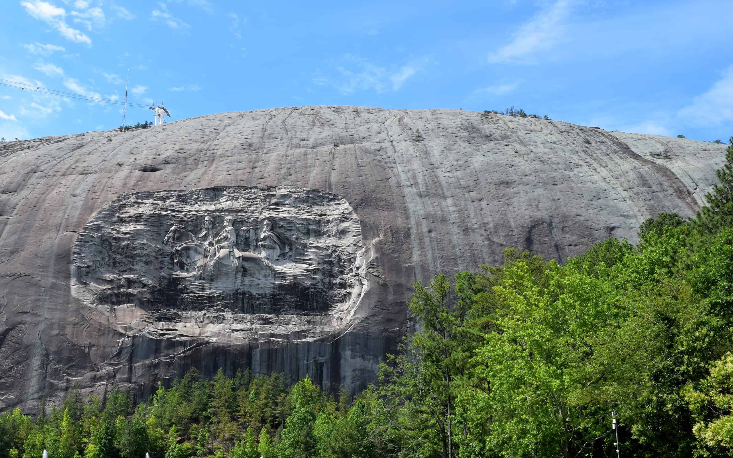 Stone Mountain, scultura commemorativa della Georgia