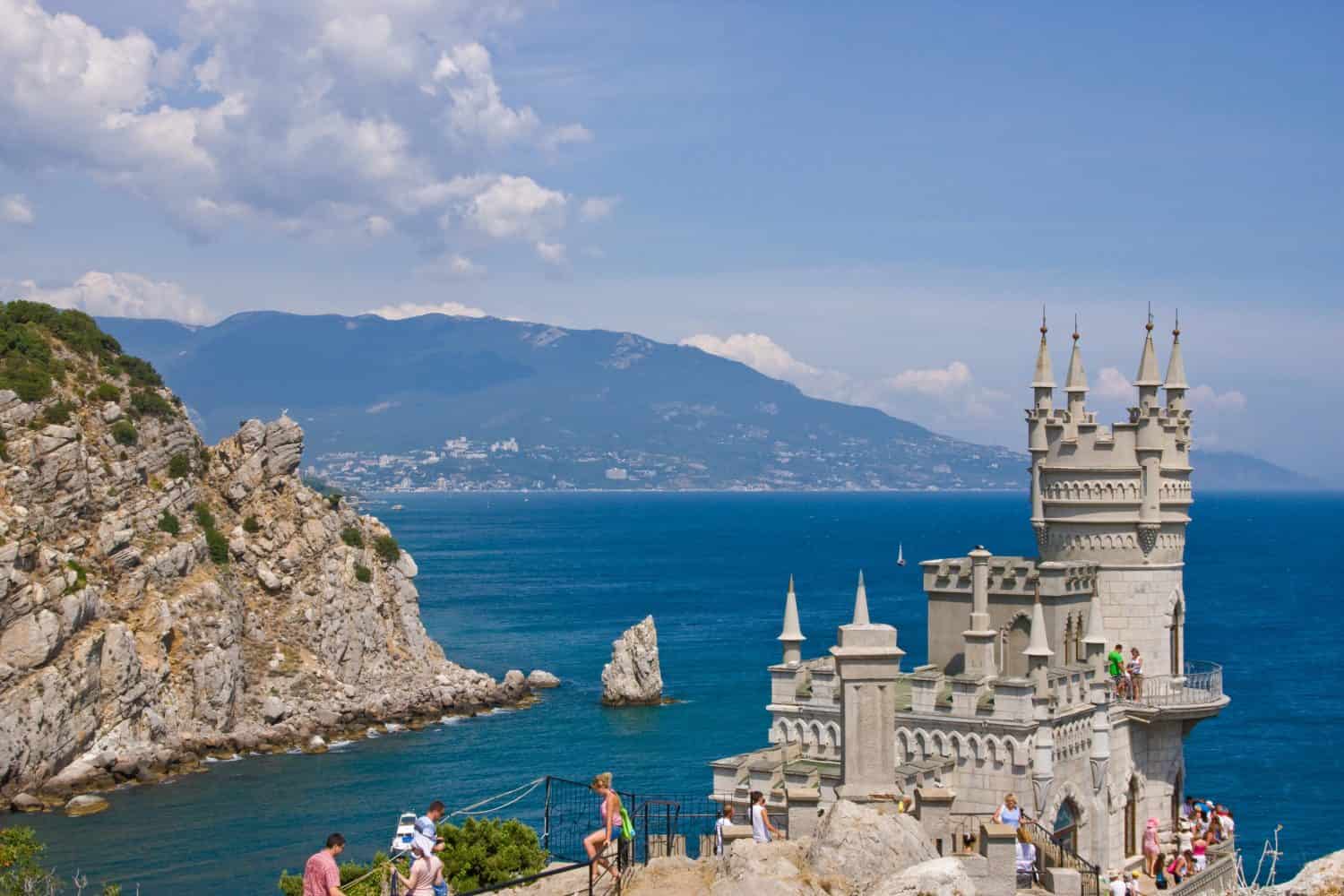 Lastochkino Gnezdo - punto di riferimento di Yalta, Ucraina