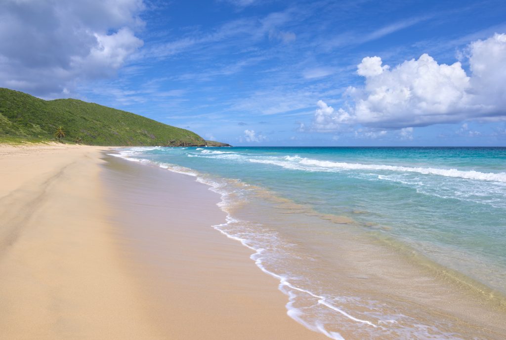 Bellissima spiaggia sabbiosa di Resaca su Isla Culebra