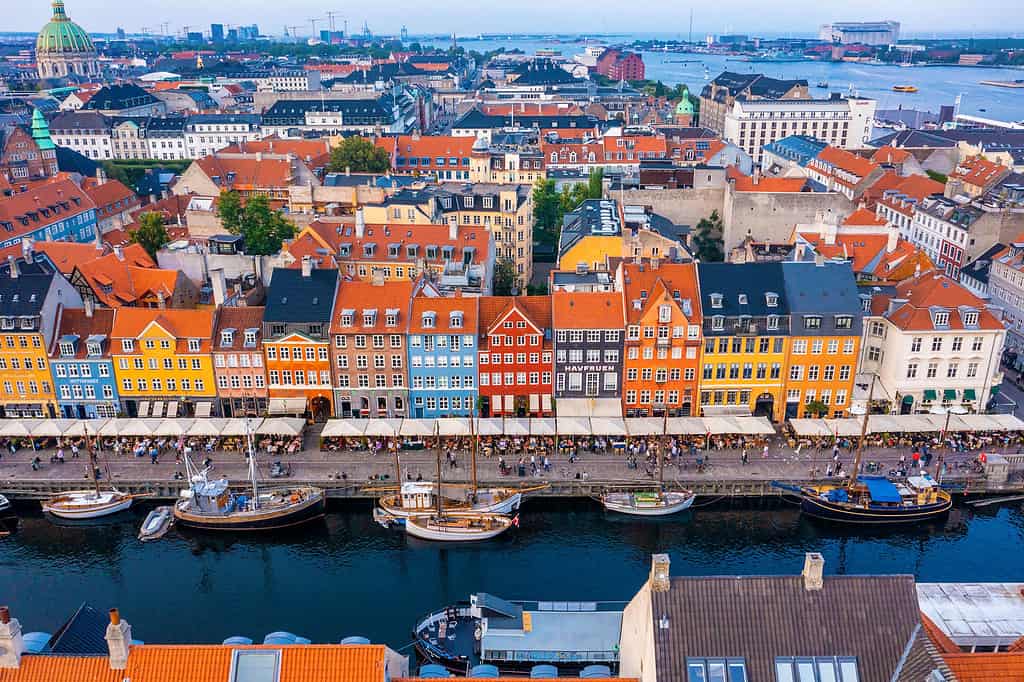 Copenhagen, Danimarca, Architettura, Strada, Paesaggio