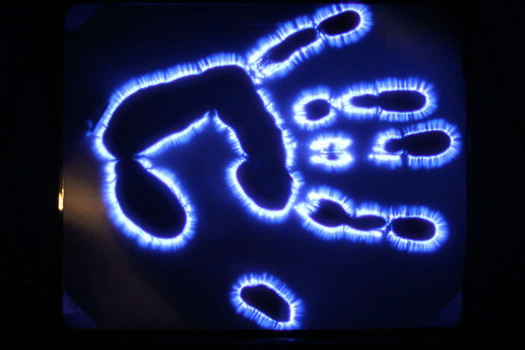 Fotografia Kirlian della mano