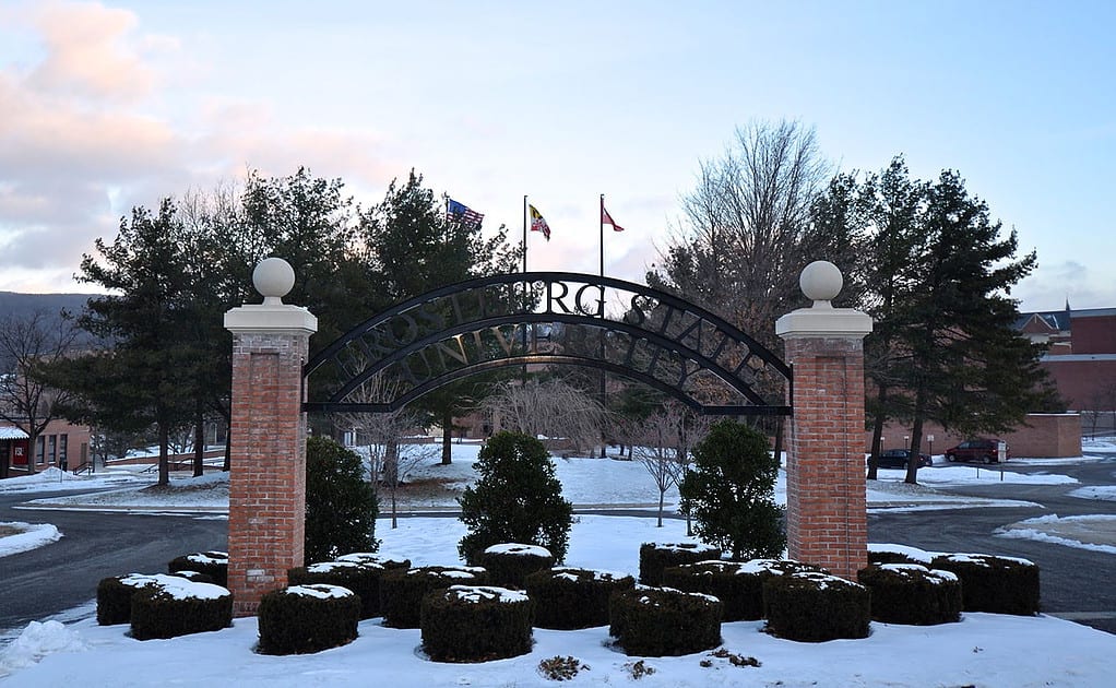 La Frostburg State University è un vasto campus di 260 acri.