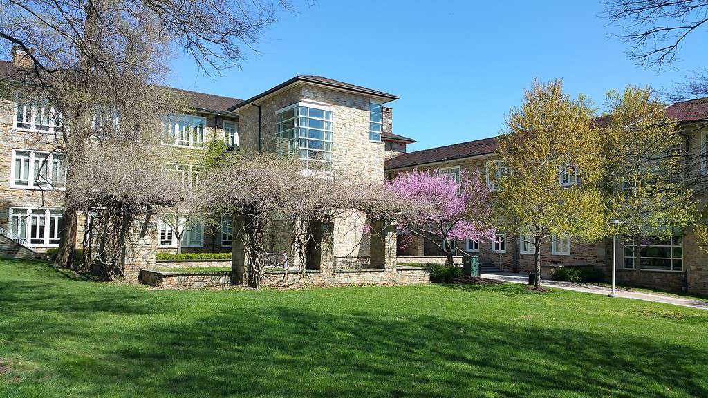 Il Goucher College nel Maryland ha un campus di 287 acri.