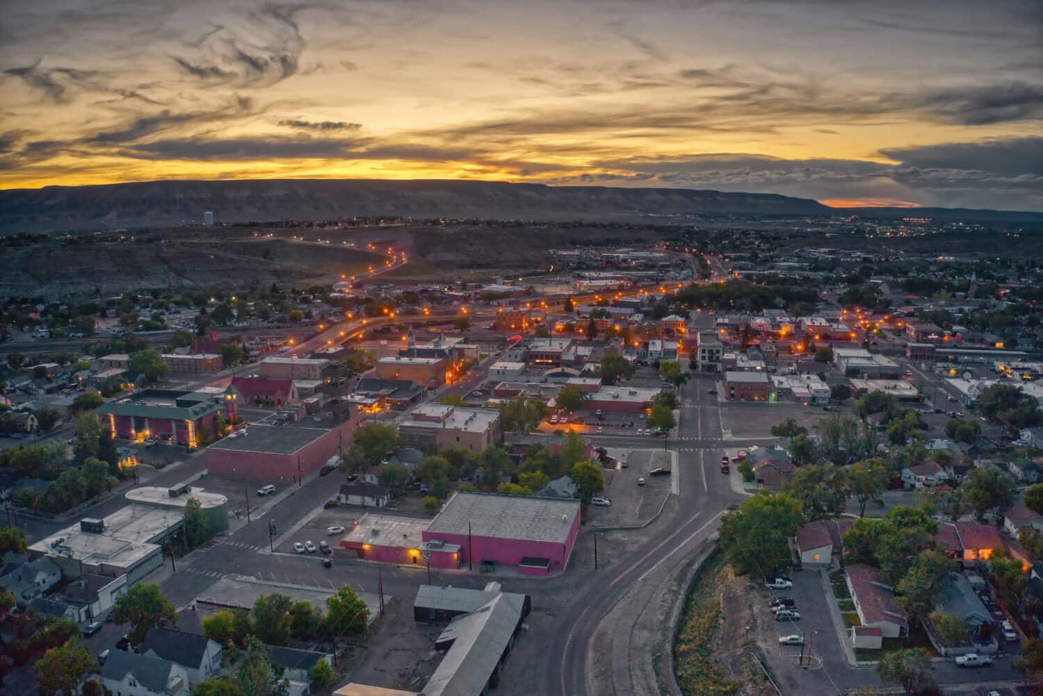 Rock Springs è la quinta città più grande del Wyoming e una fermata su una linea ferroviaria passeggeri