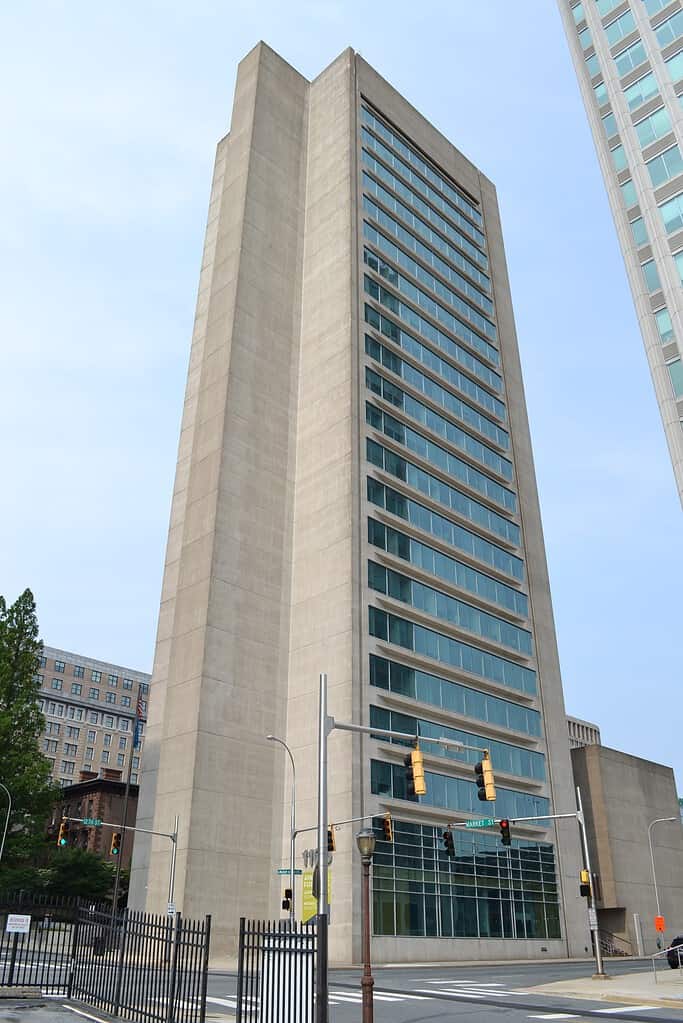 L'edificio IM Pei a Wilmington, DE