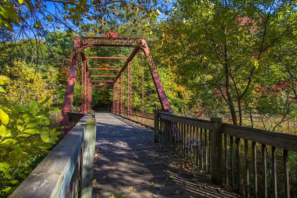 Parco storico del ponte a Battle Creek Michigan