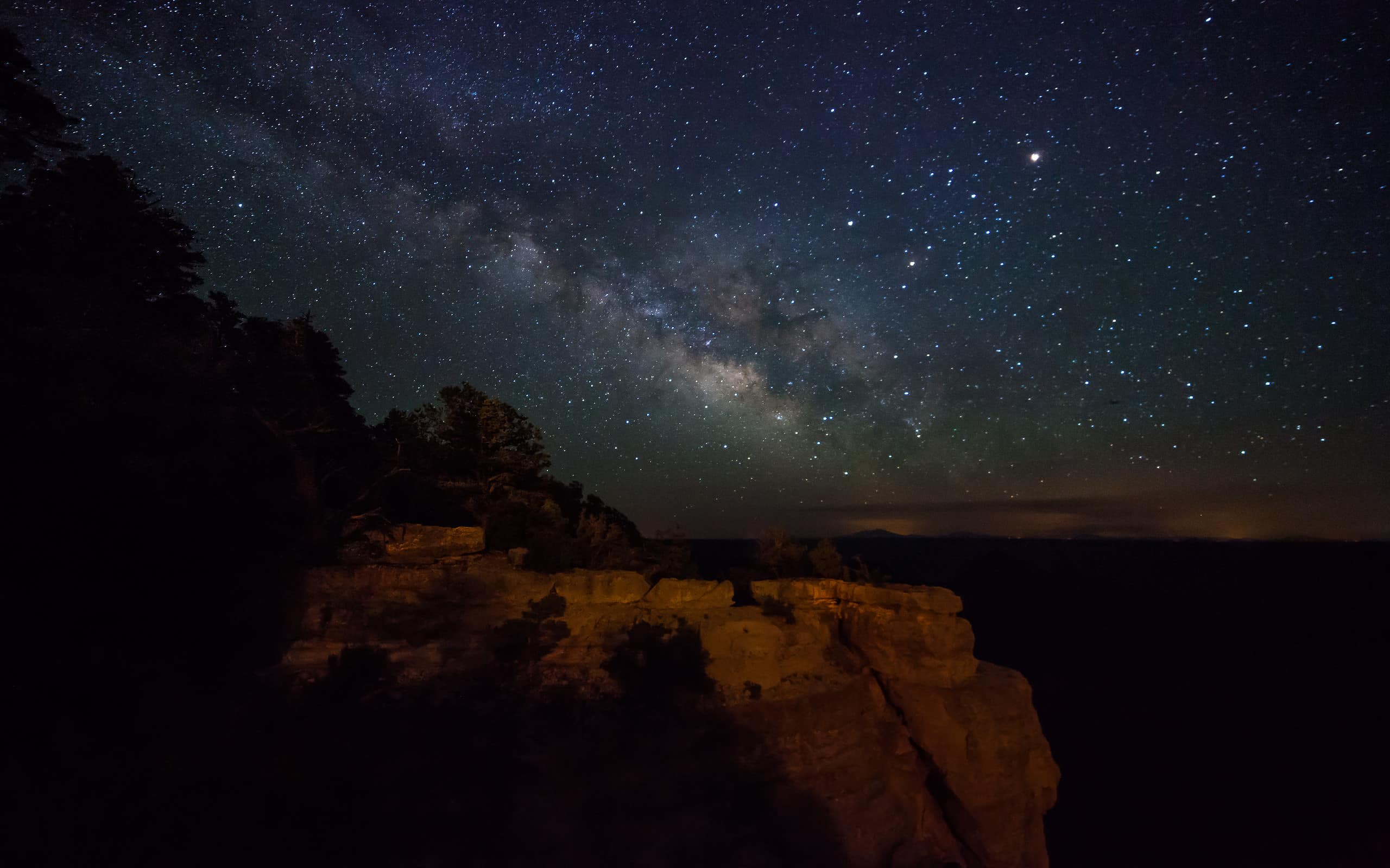 Via Lattea sopra il Grand Canyon