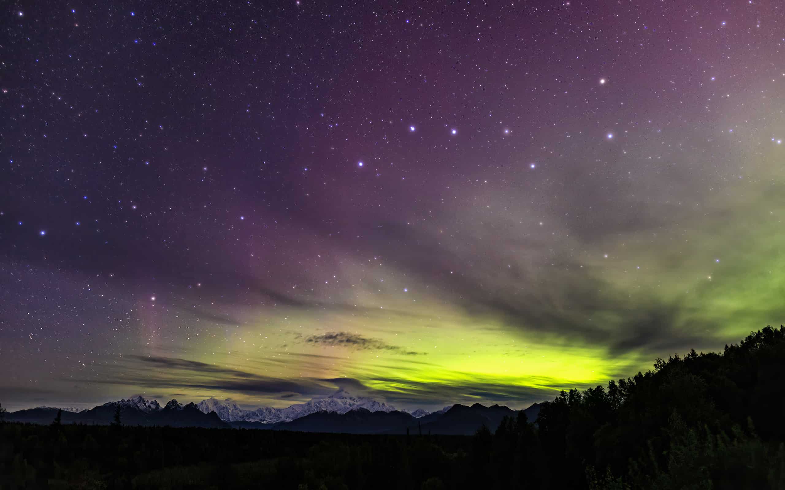 Cielo magico di Denali