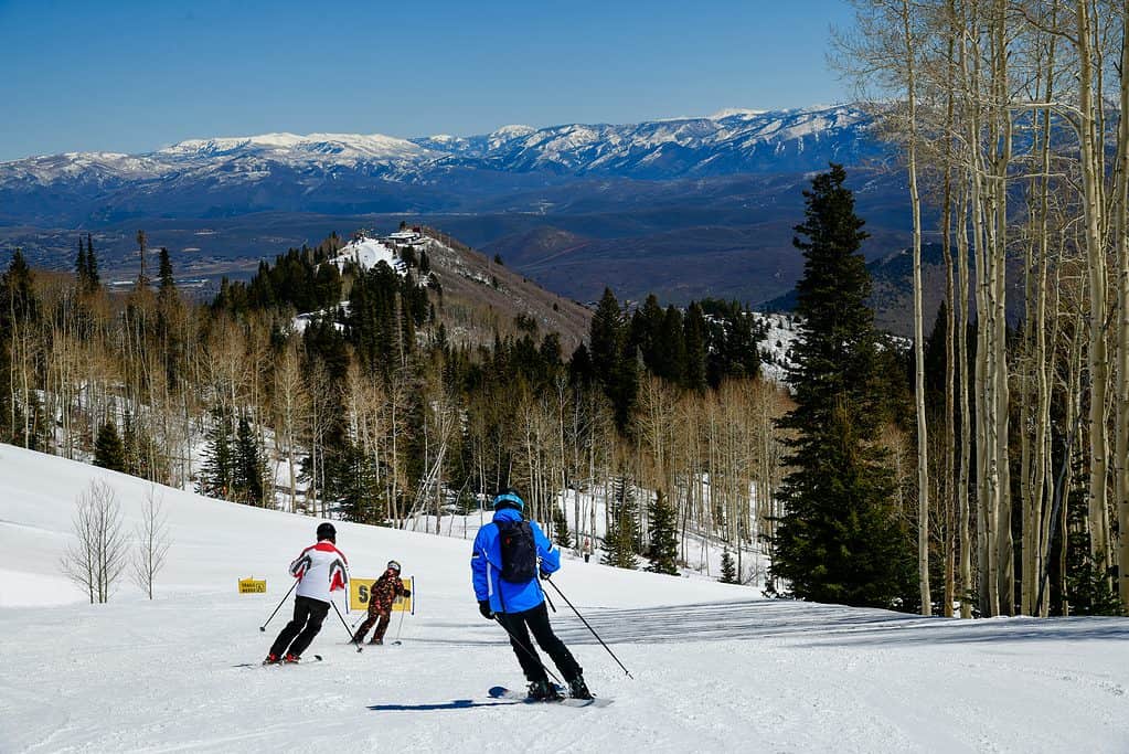 Area sciistica di Park City Canyon nello Utah