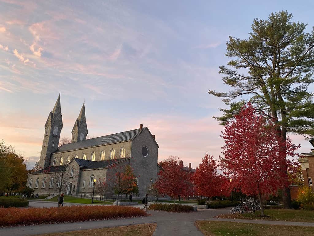 Bowdoin College nell'autunno 2019