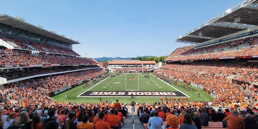 Reser Stadium di Corvallis, Oregon. 