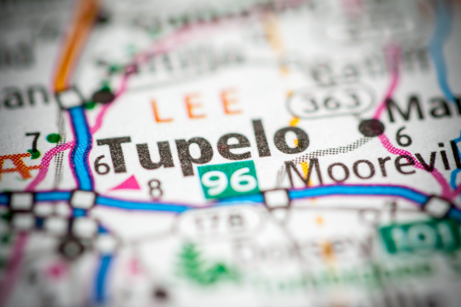 Tupelo.  Mississippi.  Stati Uniti d'America
