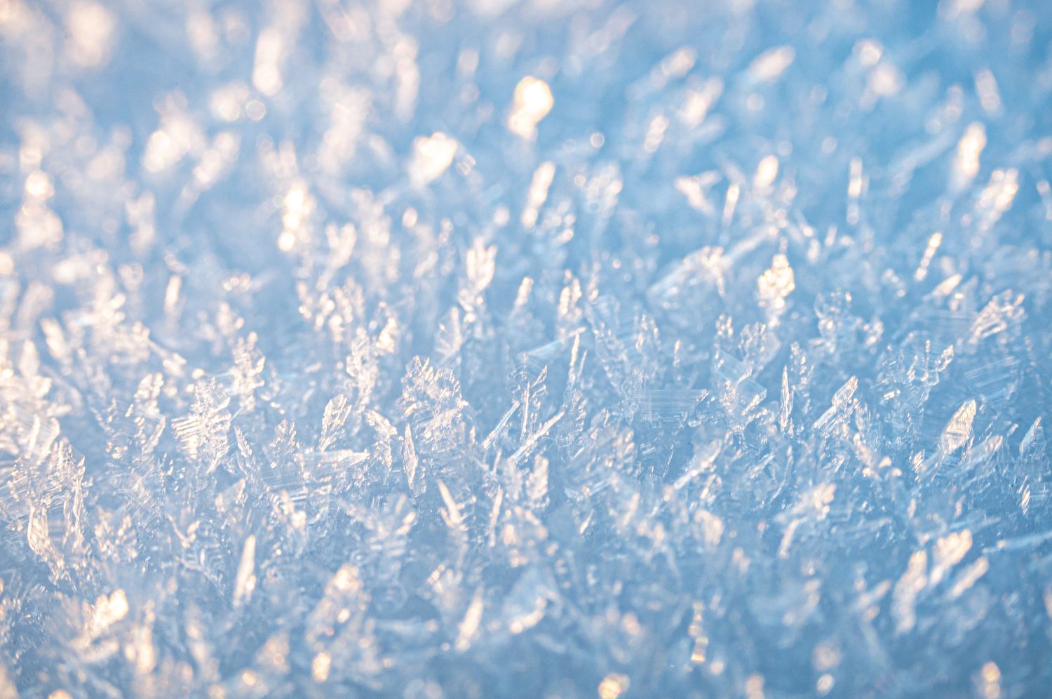 I fiocchi di neve, grazie alla loro composizione in cristalli di ghiaccio, sono unici