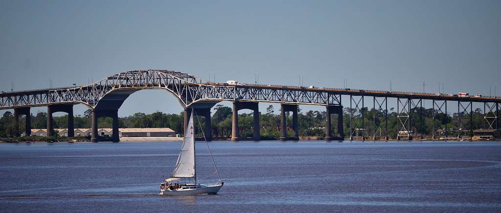 Ponte sul lago Charles I-10 Louisiana