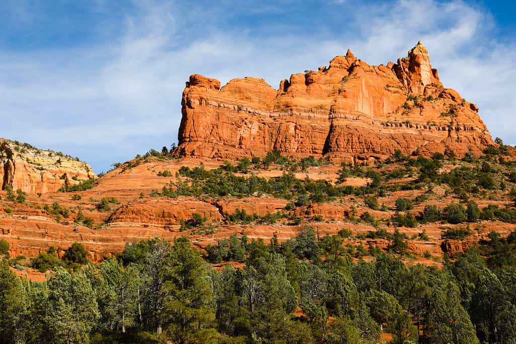 Formazione di roccia rossa sul Soldier Pass Trail, Sedona, Arizona