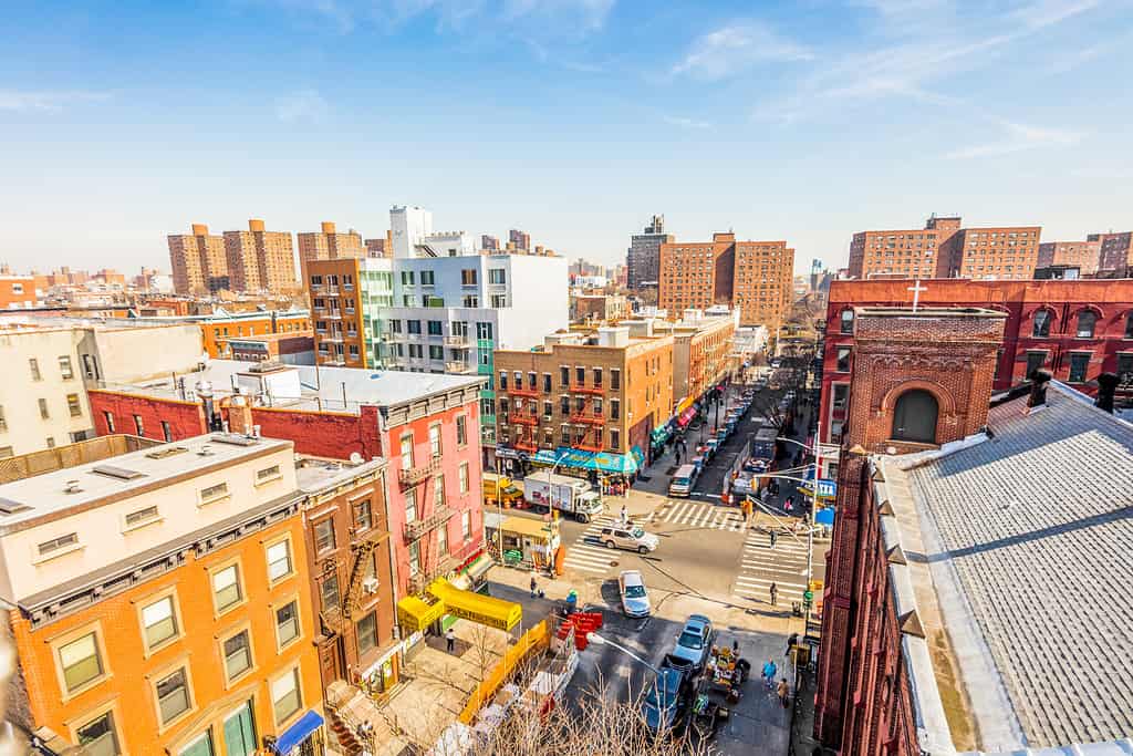 East Harlem dall'alto