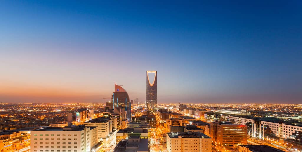Torri della città di Riyadh in Arabia Saudita