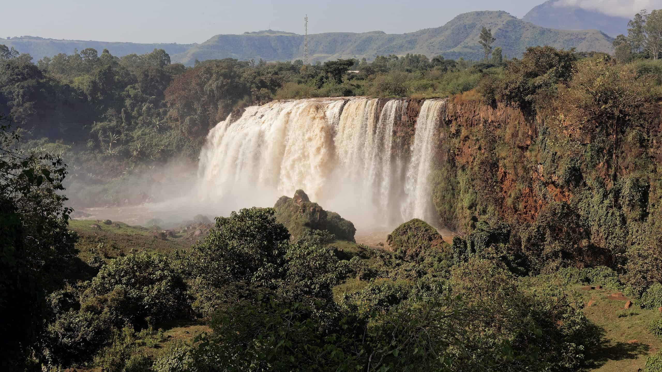 Bahir Dar si trova vicino alle mozzafiato cascate del Nilo Azzurro