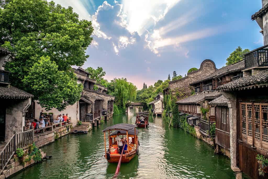 paesaggio di wuzhen,