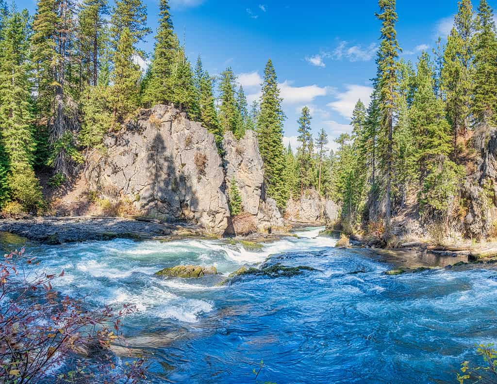 Benham cade sul fiume Deschutes