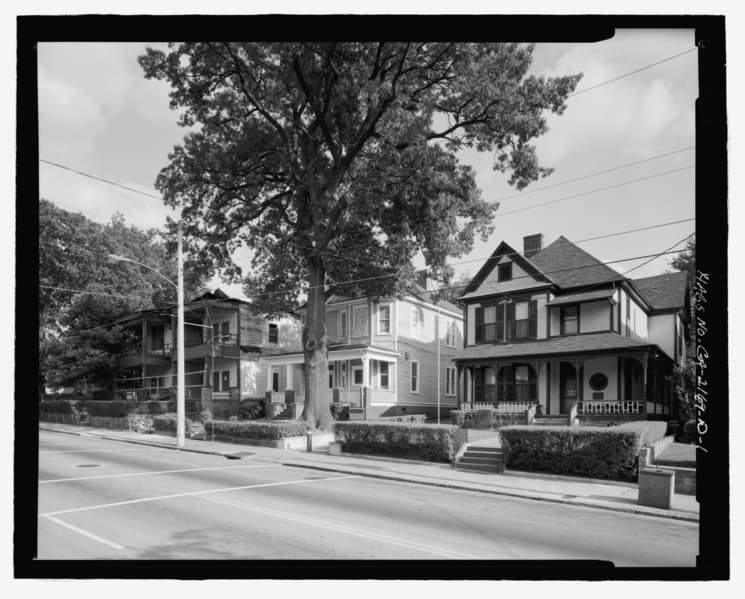 Esterno della Smith-Charleston House ad Atlanta, Georgia